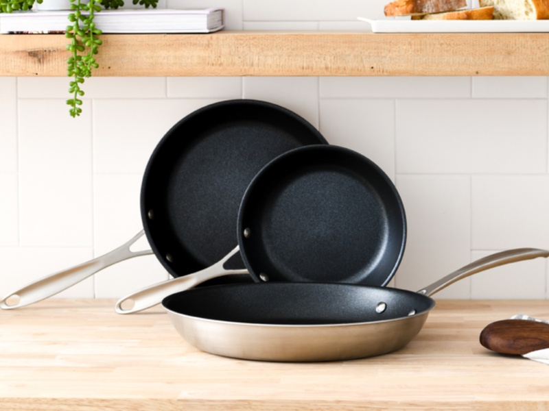 Nonstick Stainless Steel Pans