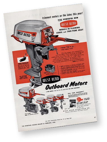 West Bend Outboard Motors 1950