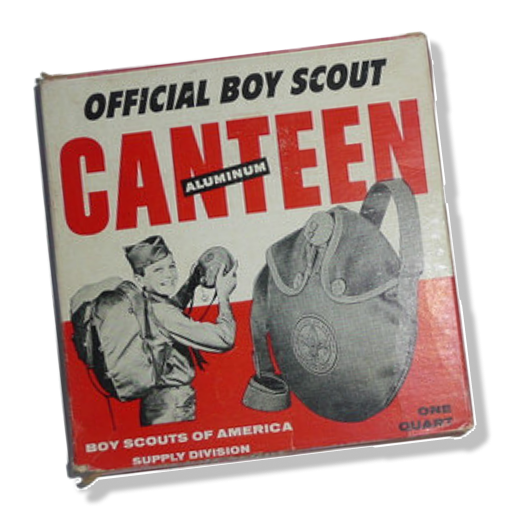 Official Boy Scout Canteen made by Regal Ware in 1976